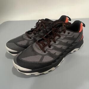 Merrell Men's Black Gray & Orange Hiking Sneakers SIZE 11 $158